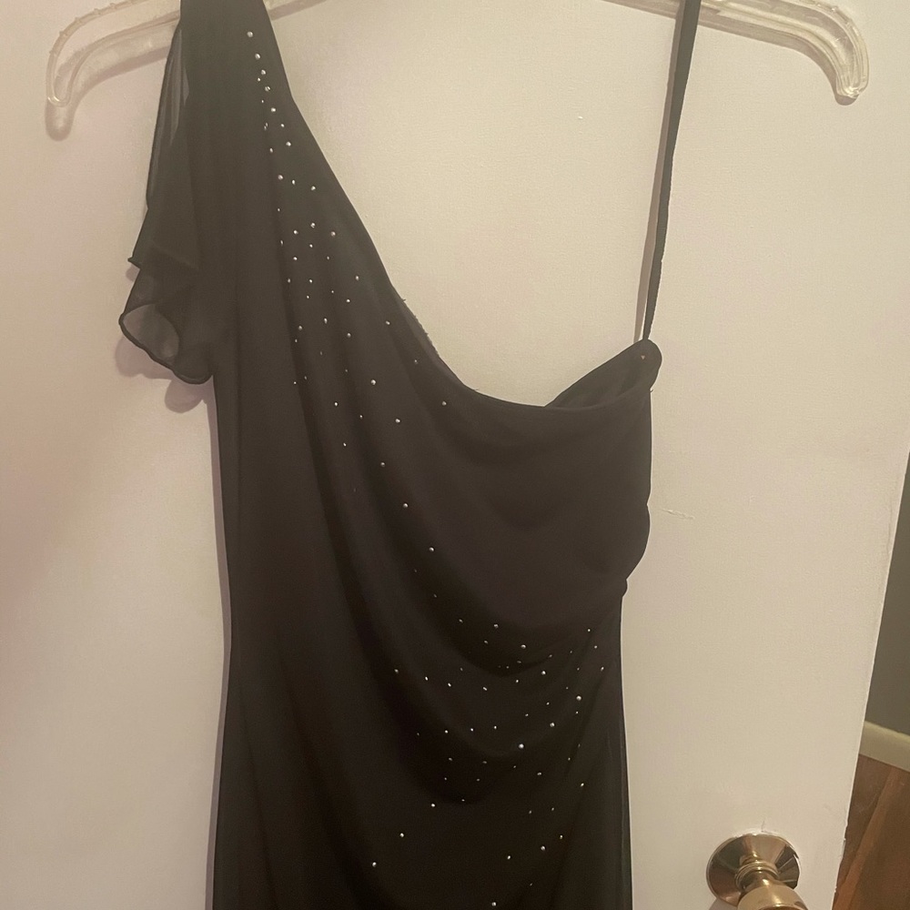 Long black formal dress